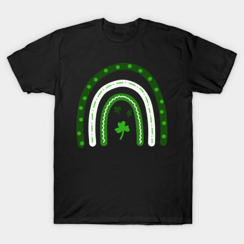 Happy St Patricks Day Rainbow Funny Tshirt